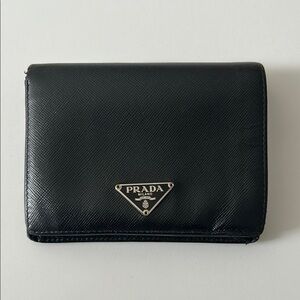 Prada Saffiano Leather Bifold Wallet